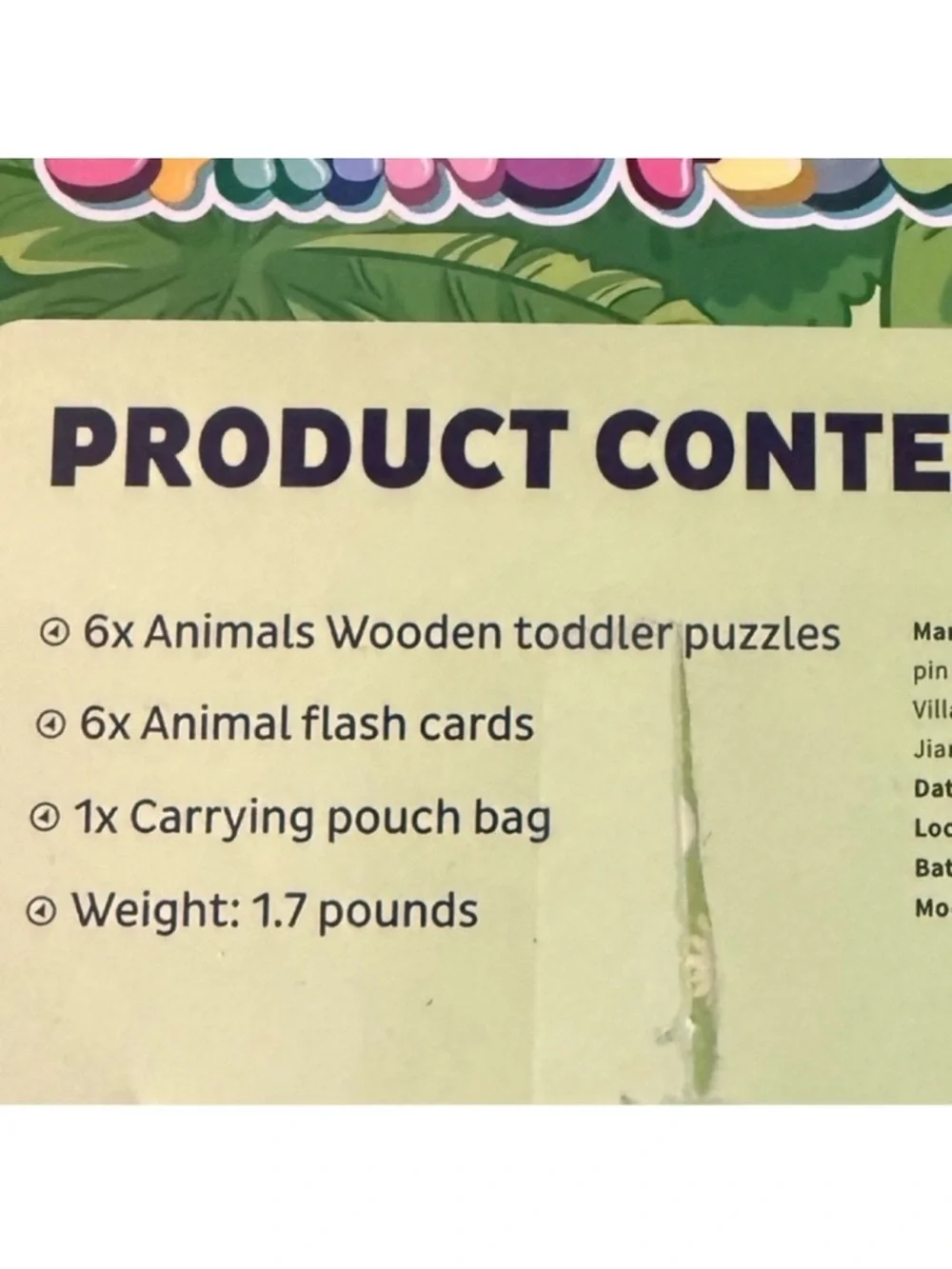 Toddler Puzzle